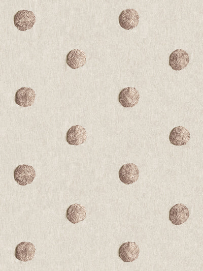 'Chenille Dots Large' Wallpaper by Chris Benz - Latte