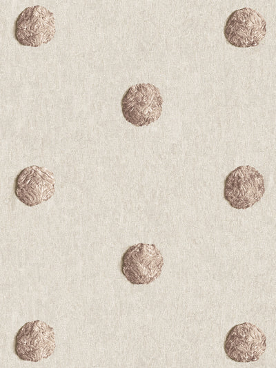 'Chenille Dots Large' Wallpaper by Chris Benz - Latte