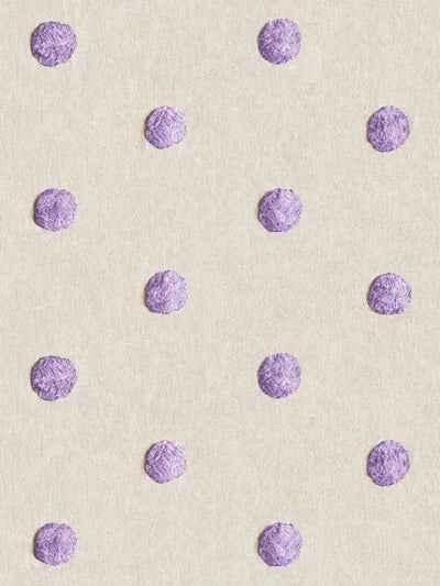 chenille dots large wallpaper chris benz lilac