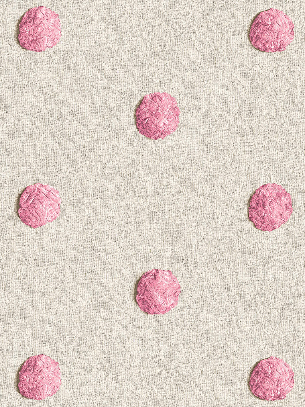 chenille dots large wallpaper chris benz pink