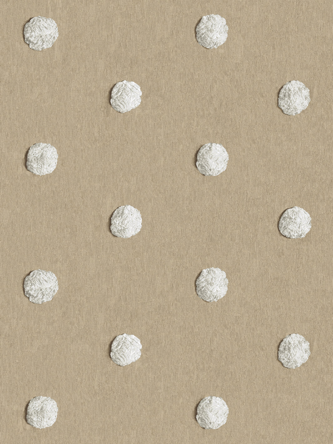 chenille-dots-large-wallpaper-chris-benz-white-on-taupe