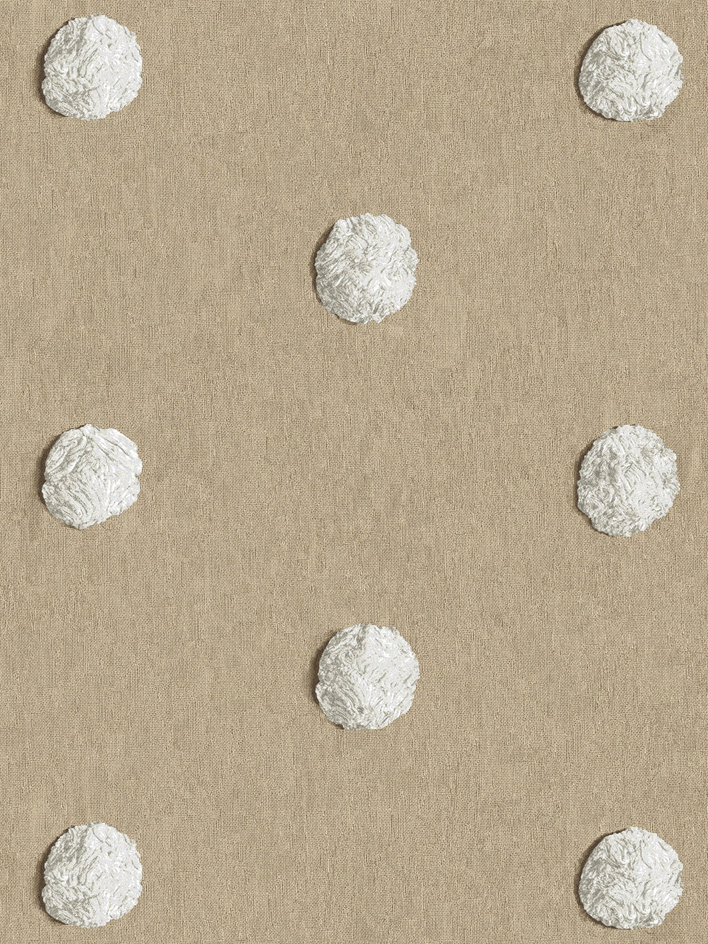 chenille-dots-large-wallpaper-chris-benz-white-on-taupe