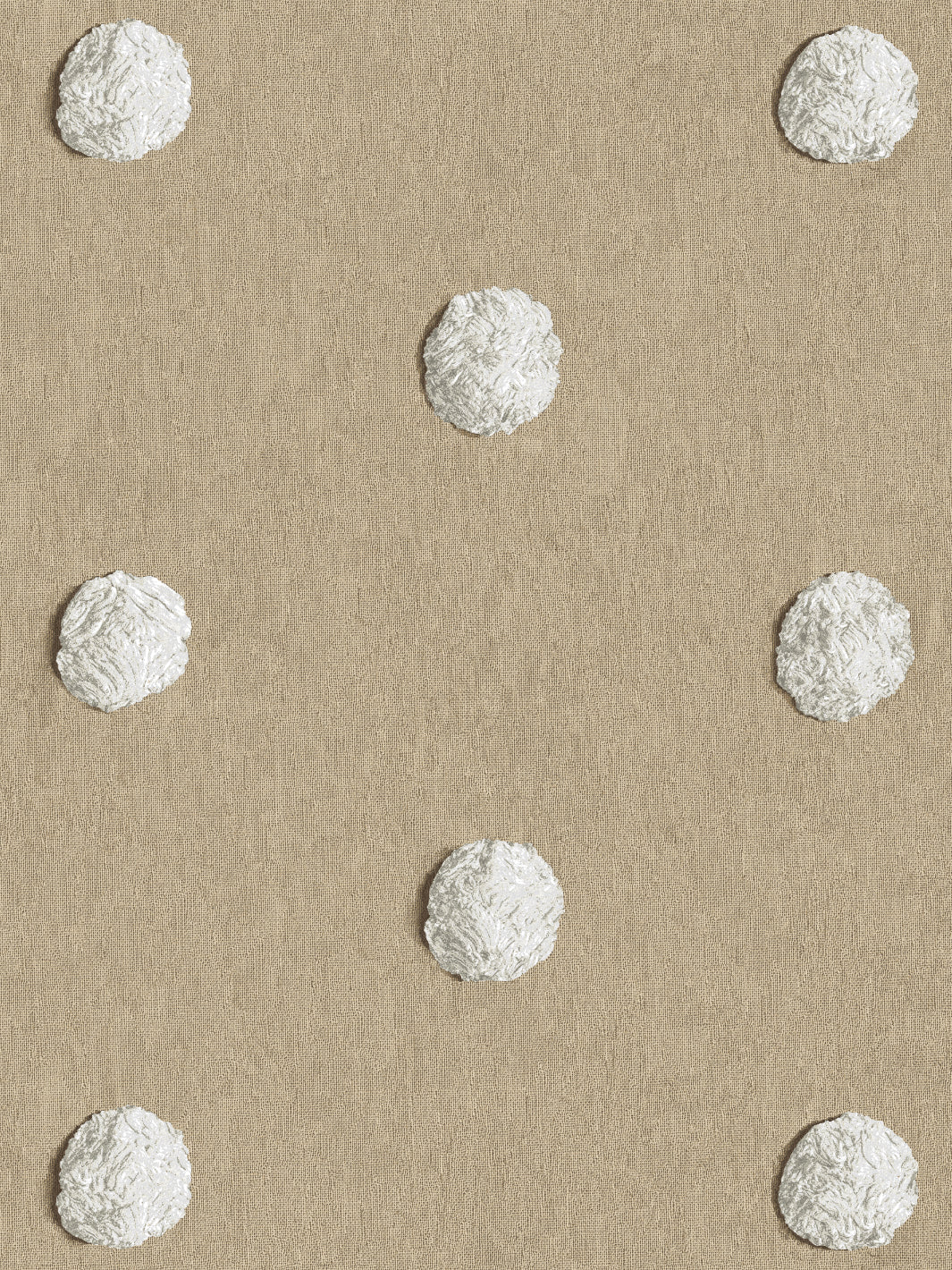 chenille-dots-large-wallpaper-chris-benz-white-on-taupe