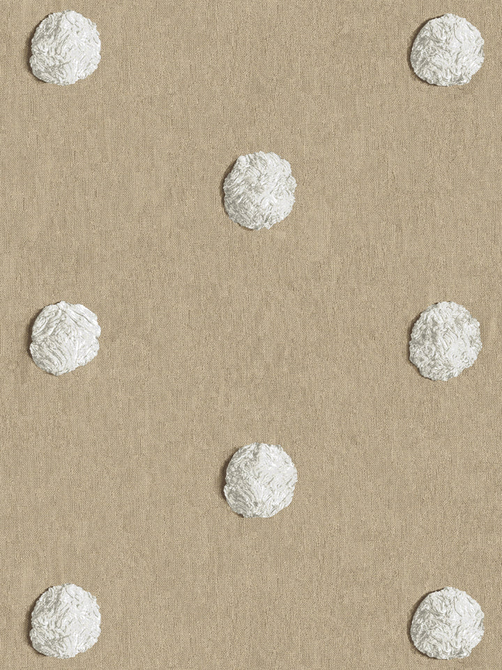 chenille-dots-large-wallpaper-chris-benz-white-on-taupe