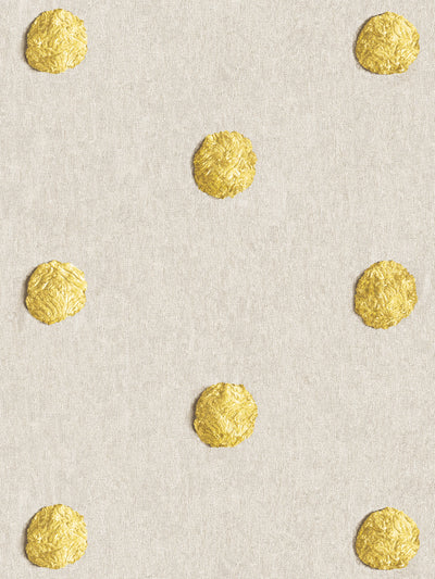 chenille dots large wallpaper chris benz yellow