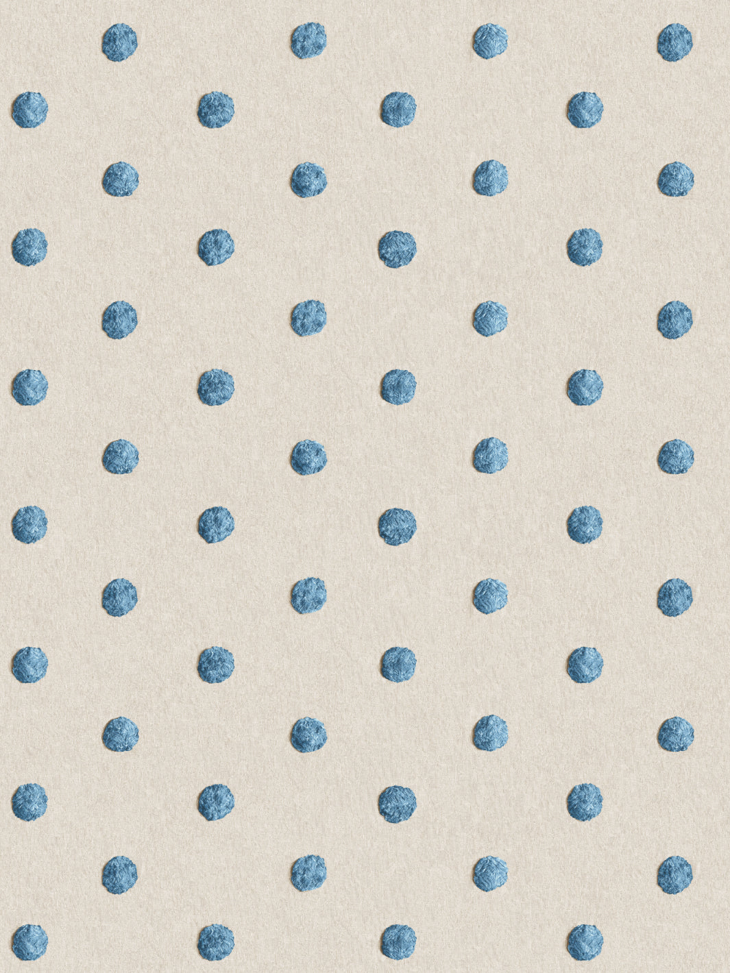chenille dots small wallpaper chris benz blue