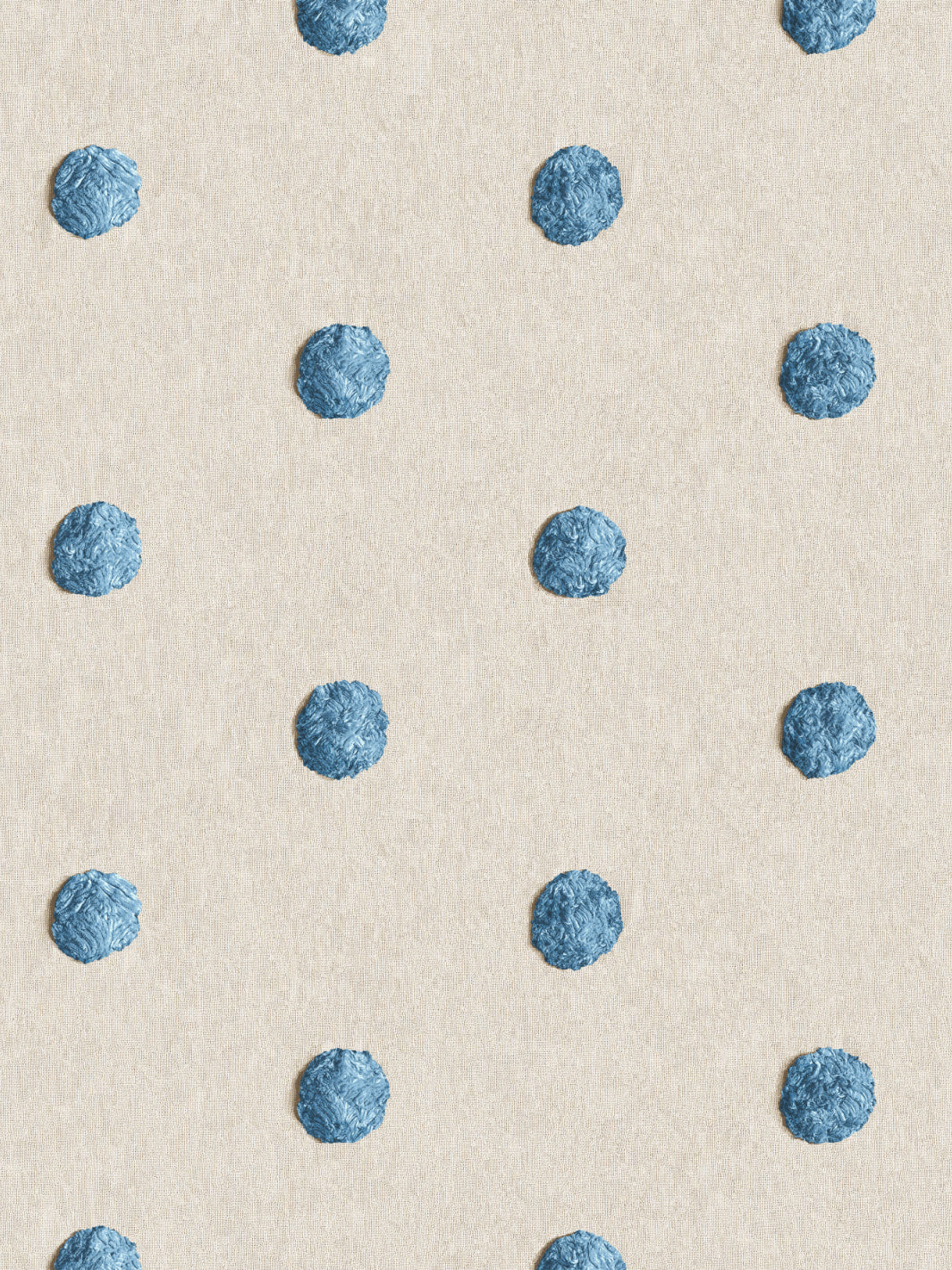 chenille dots small wallpaper chris benz blue