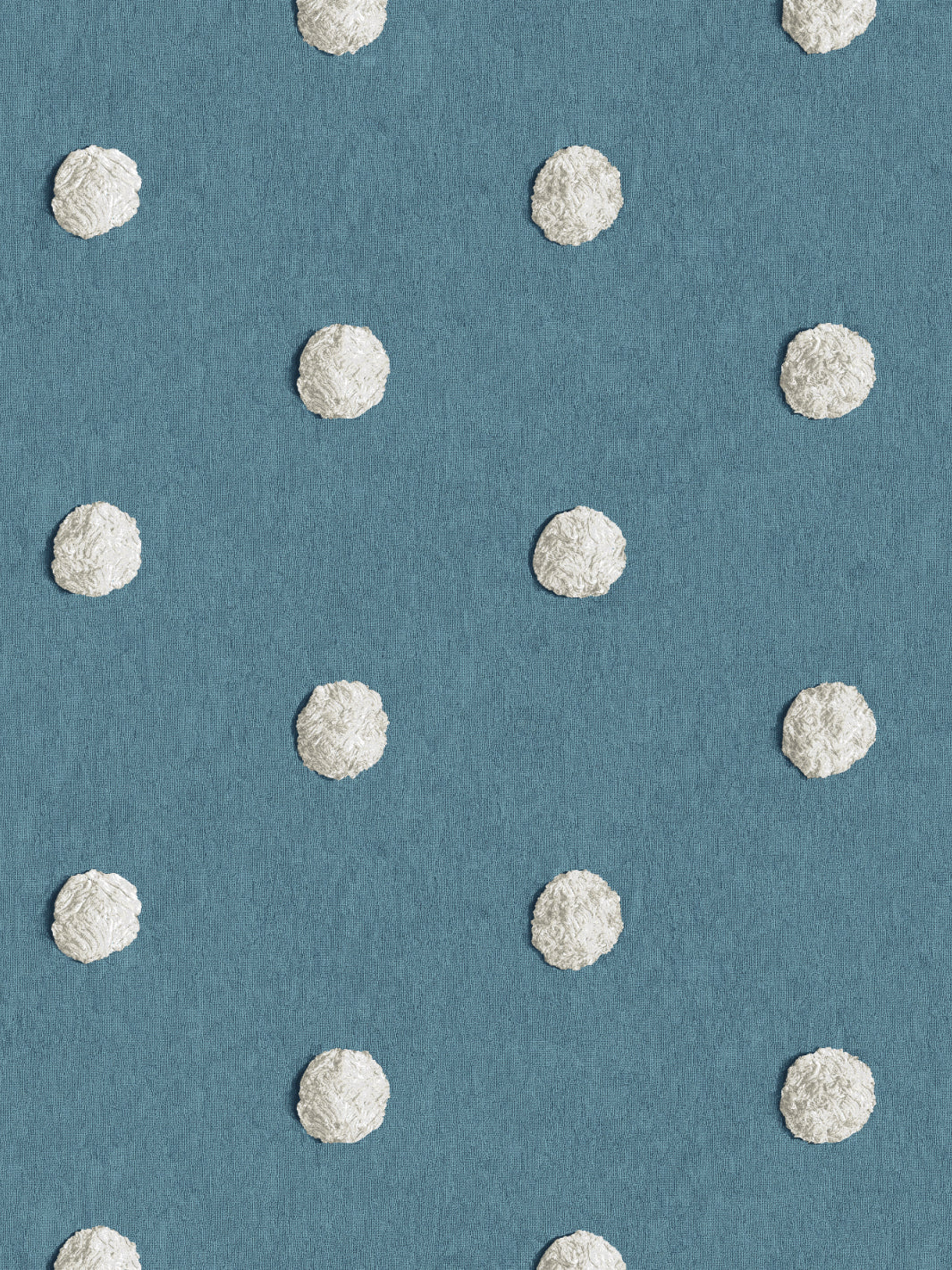 chenille dots small wallpaper chris benz deep blue