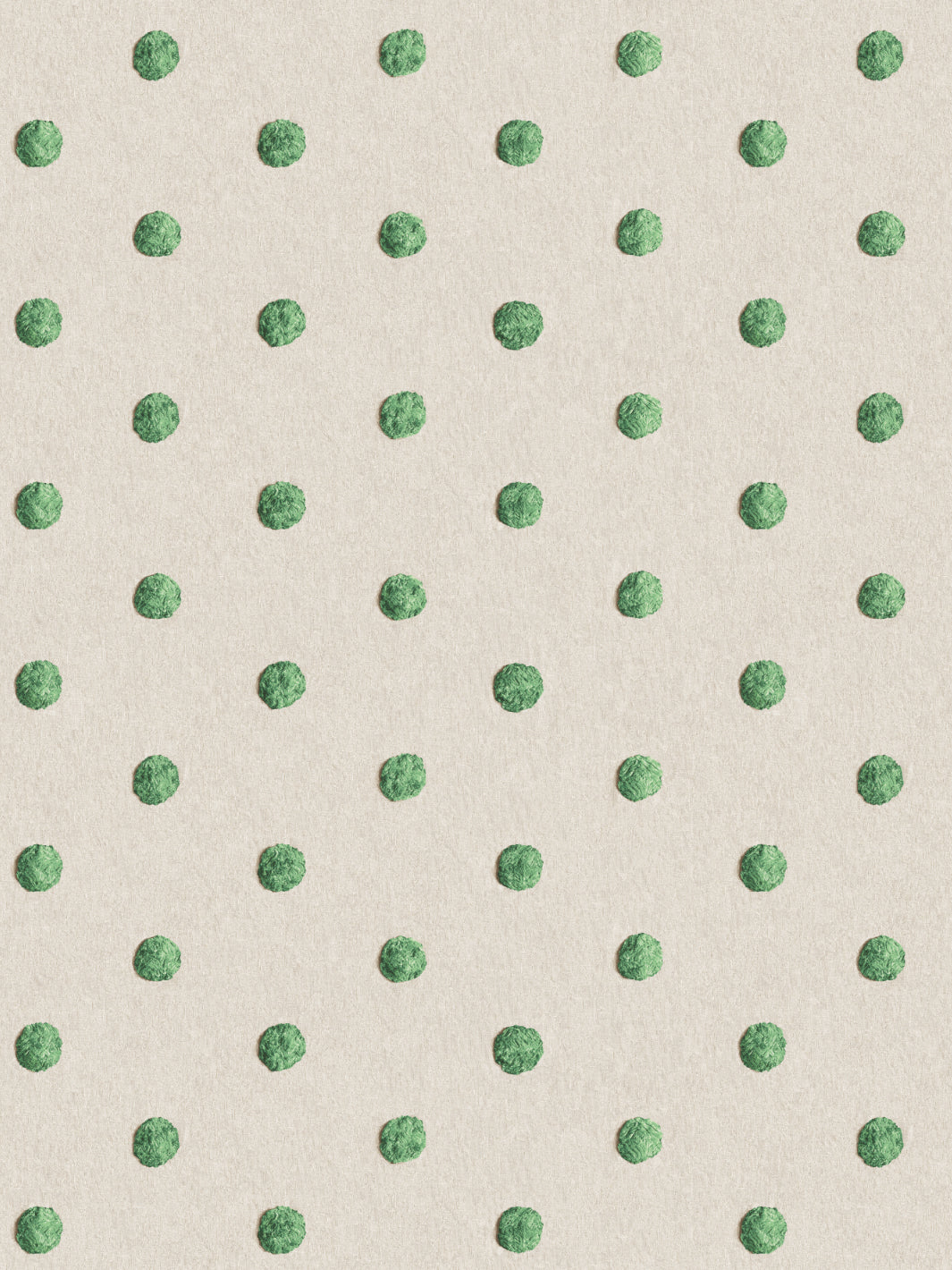 chenille dots small wallpaper chris benz green