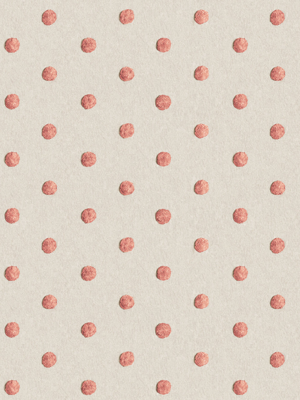 chenille-dots-small-wallpaper-chris-benz-salmon