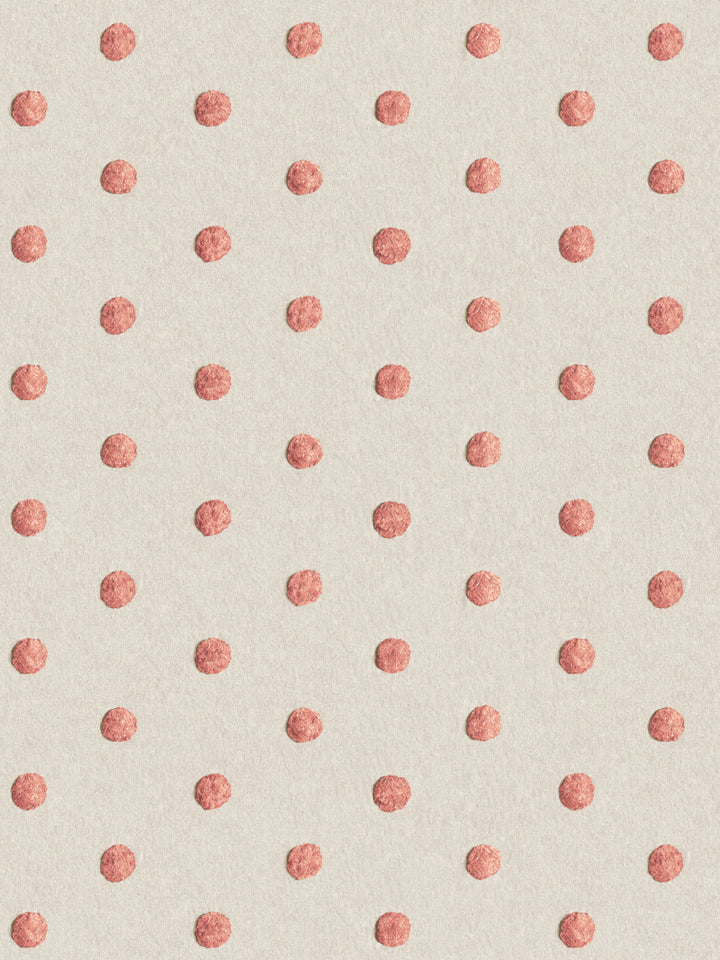 chenille-dots-small-wallpaper-chris-benz-salmon