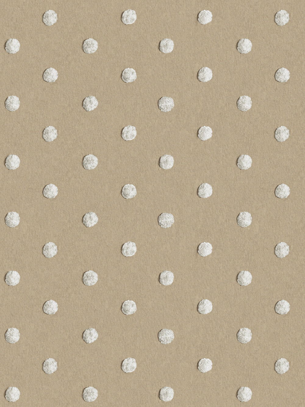 chenille-dots-small-wallpaper-chris-benz-white-on-taupe