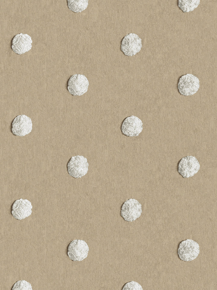 chenille-dots-small-wallpaper-chris-benz-white-on-taupe