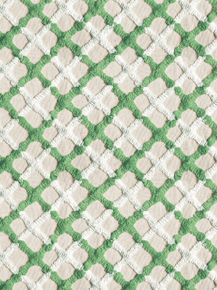 'Chenille Quilt' Wallpaper by Chris Benz - Green