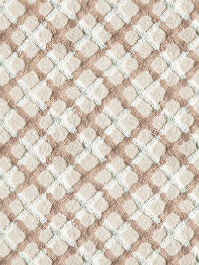 'Chenille Quilt' Wallpaper by Chris Benz - Latte