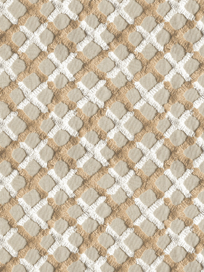 'Chenille Quilt' Wallpaper by Chris Benz - Taupe