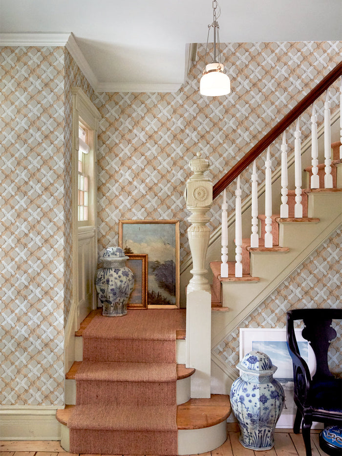 'Chenille Quilt' Wallpaper by Chris Benz - Taupe
