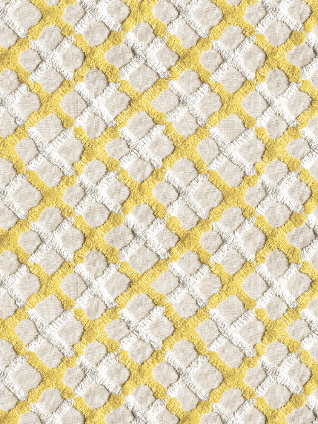 chenille quilt wallpaper chris benz yellow