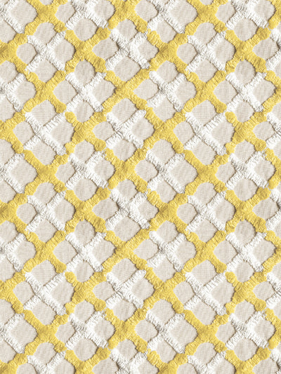chenille quilt wallpaper chris benz yellow