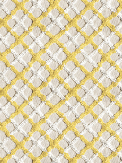 'Chenille Quilt' Wallpaper by Chris Benz - Yellow