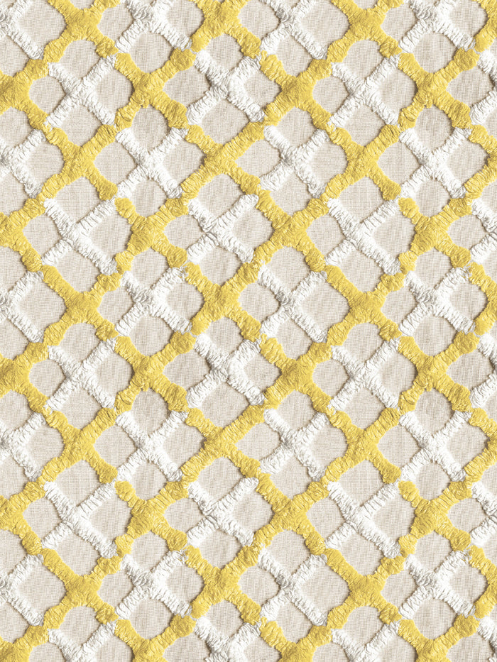 'Chenille Quilt' Wallpaper by Chris Benz - Yellow