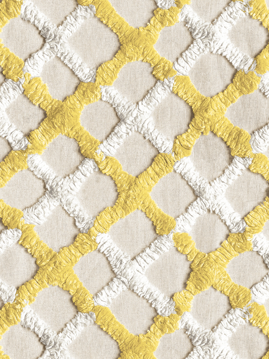 chenille quilt wallpaper chris benz yellow