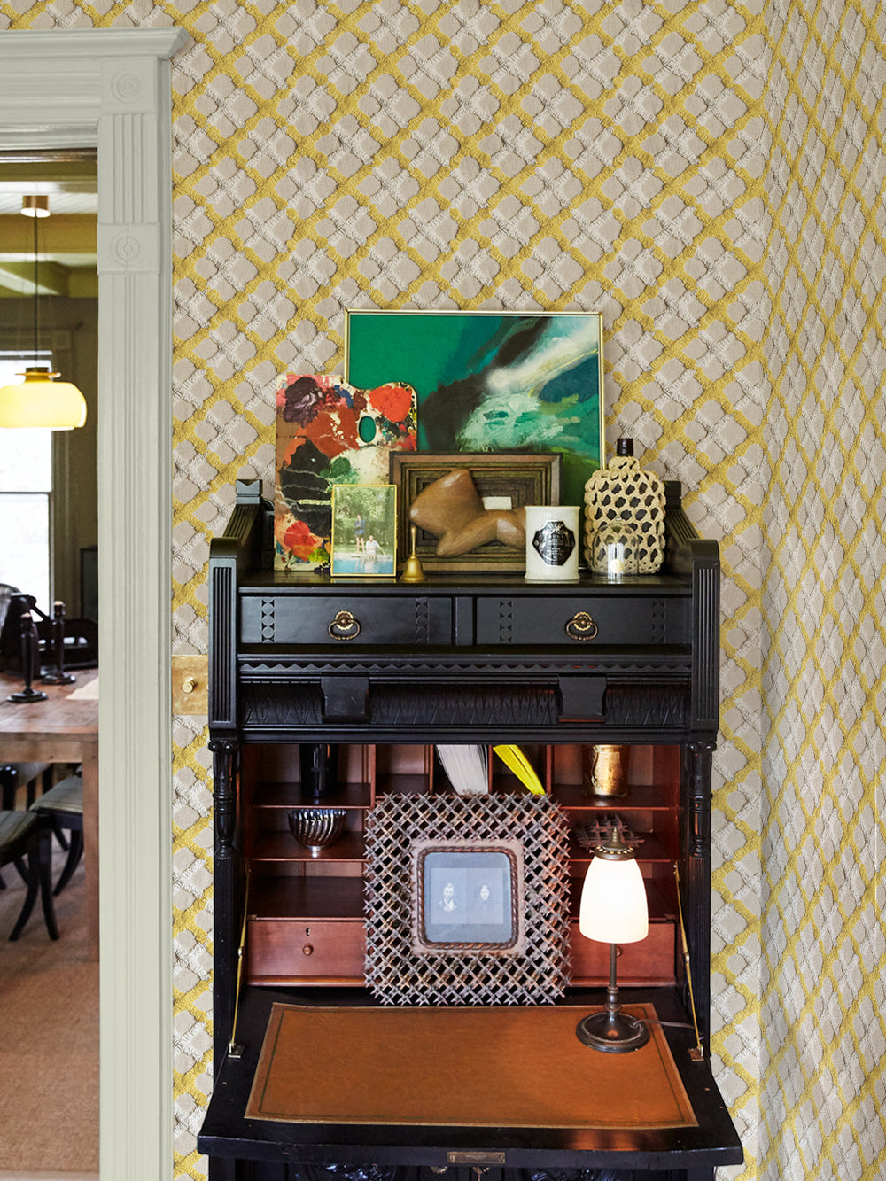 chenille-quilt-wallpaper-chris-benz-yellow