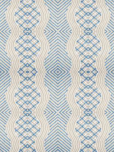 chenille stripe wallpaper chris benz blue