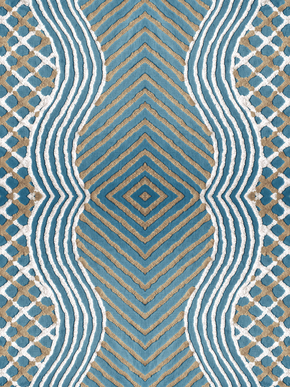 chenille-stripe-wallpaper-chris-benz-deep-blue