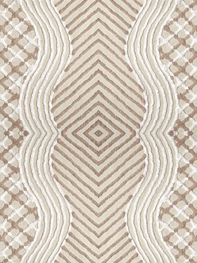 'Chenille Stripe' Wallpaper by Chris Benz - Latte