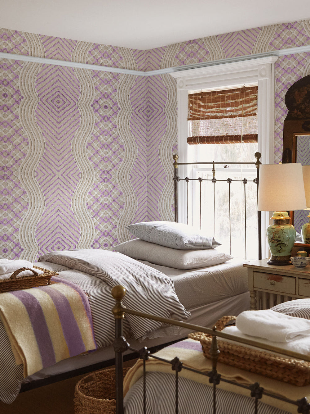 chenille-stripe-wallpaper-chris-benz-lilac