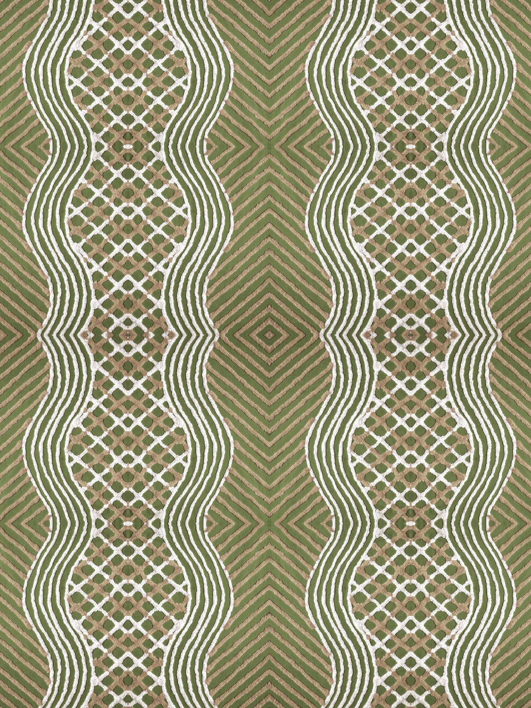 chenille stripe wallpaper chris benz olive