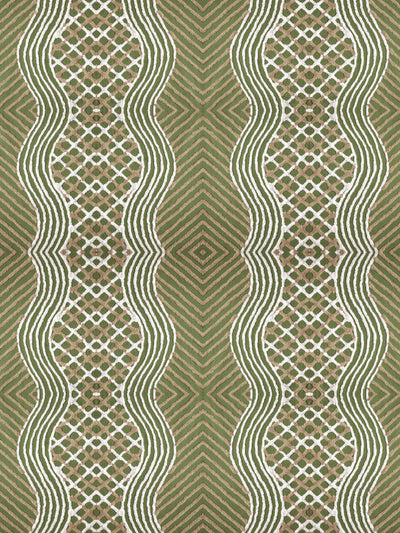 chenille stripe wallpaper chris benz olive