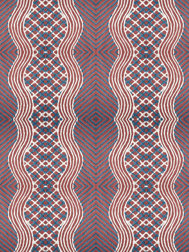 chenille-stripe-wallpaper-chris-benz-red-white-blue