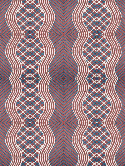 chenille stripe wallpaper chris benz red white blue