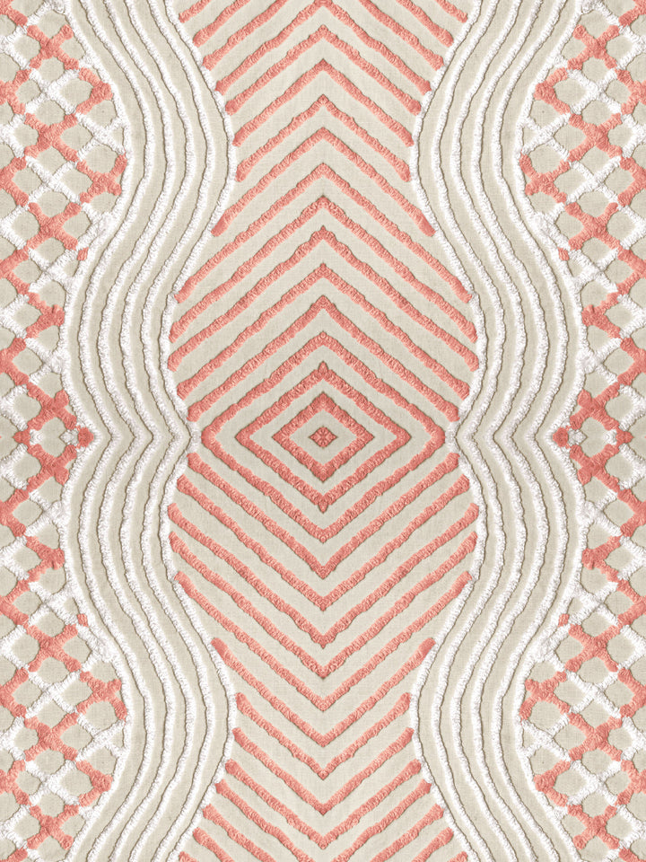 chenille-stripe-wallpaper-chris-benz-salmon