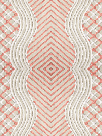 chenille stripe wallpaper chris benz salmon