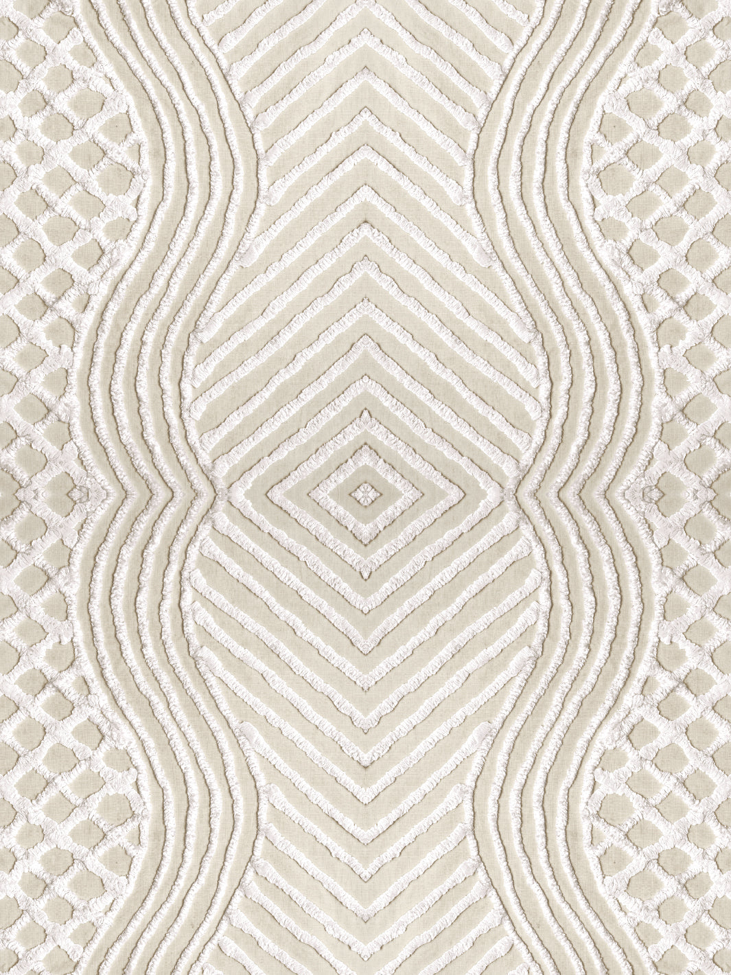 chenille stripe wallpaper chris benz white