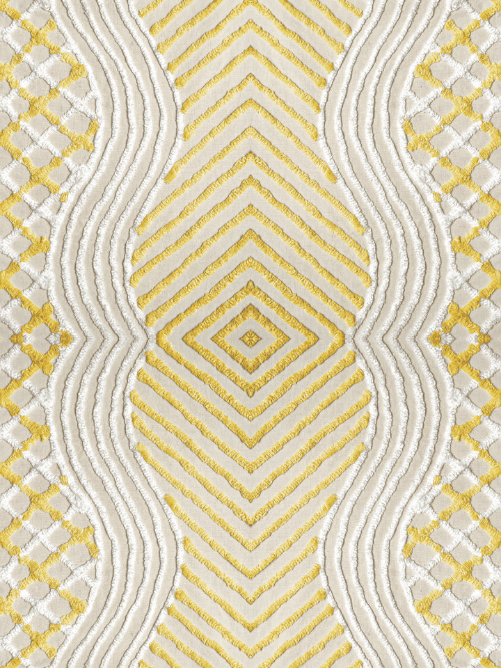 chenille-stripe-wallpaper-chris-benz-yellow