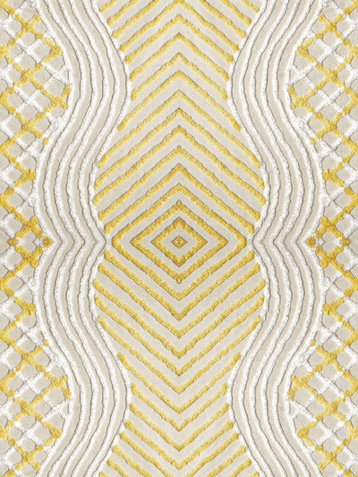 chenille stripe wallpaper chris benz yellow