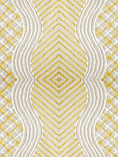 'Chenille Stripe' Wallpaper by Chris Benz - Yellow