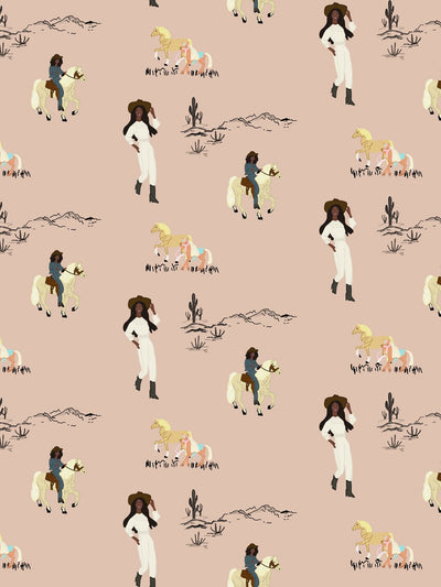 christie on the ranch wallpaper by barbie clay