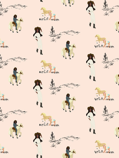 christie on the ranch wallpaper by barbie peach