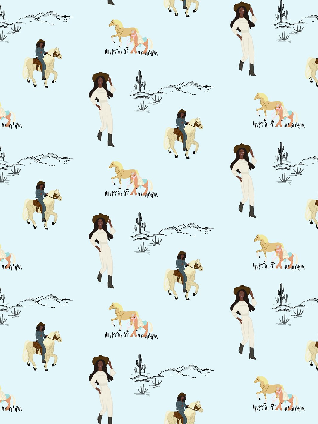 christie on the ranch wallpaper by barbie sky