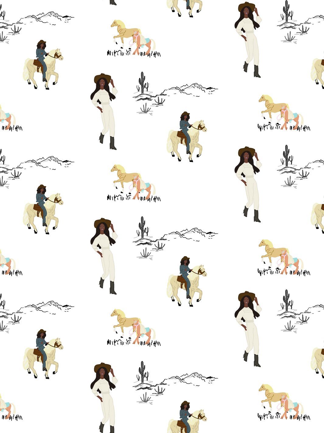 christie on the ranch wallpaper by barbie white