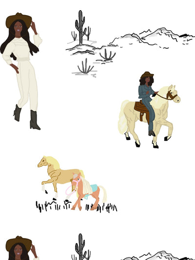 christie on the ranch wallpaper by barbie white