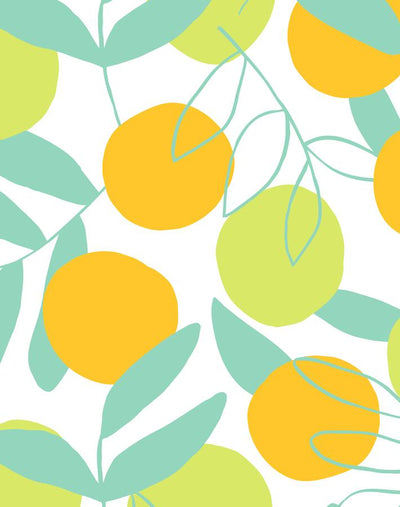 'Citrus' Wallpaper by Tea Collection - Caribbean