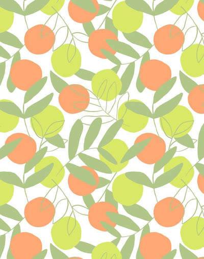 'Citrus' Wallpaper by Tea Collection - Citrine