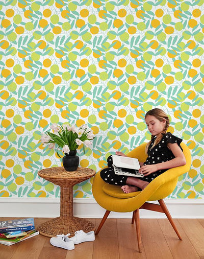 'Citrus' Wallpaper by Tea Collection - Caribbean