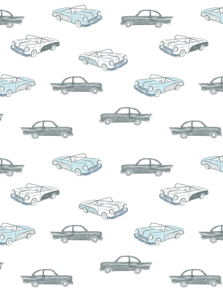classic-cars-wallpaper-by-tea-collection-blue